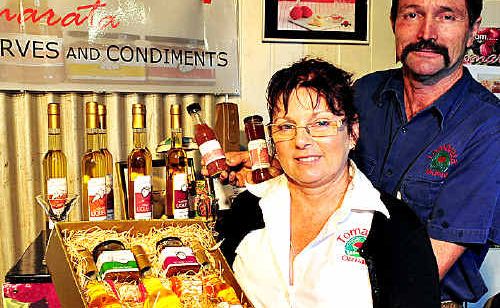 Kerry and John Pool make a number of products using their home-grown lychees. Kerry and John Pool make a number of products using their home-grown lychees.